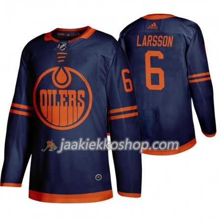 Miehille NHL Edmonton Oilers Pelipaita Adam Larsson 6 Adidas 2019-20 Sininen Authentic